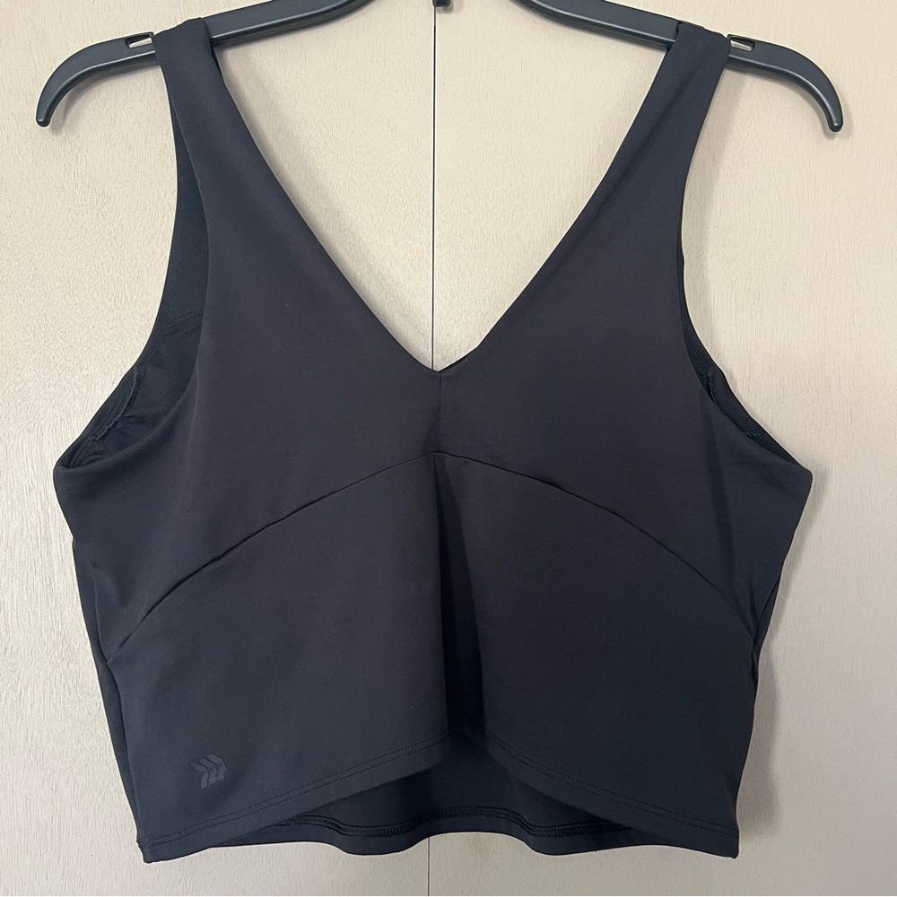 XL All in Motion Black Women's Sports Bra, Soft, Mesh Lined, Lightweight